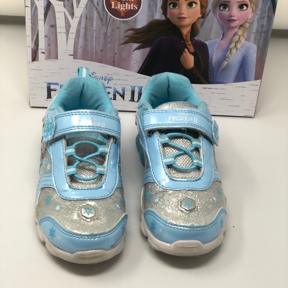 Disney Other - Disney frozen 2 light up sneakers girl size 12